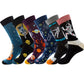 (US 5.5-12/EUR 38-45) Outer space serise Knee-high Stockings