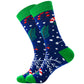 (US 6-12.5/EUR 39-46)  Christmas series Knee-high Stockings