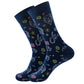 (US 5.5-12/EUR 38-45) Outer space serise Knee-high Stockings
